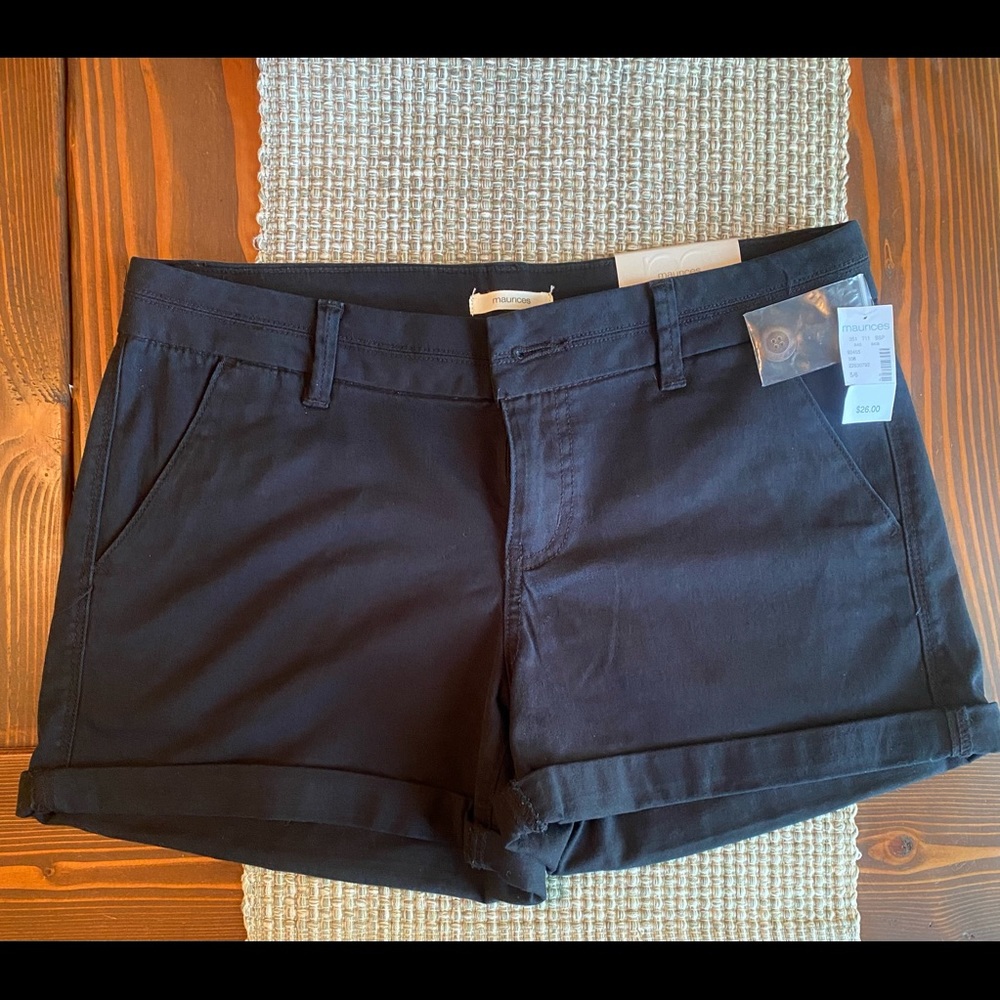 Maurices brand black shorts.